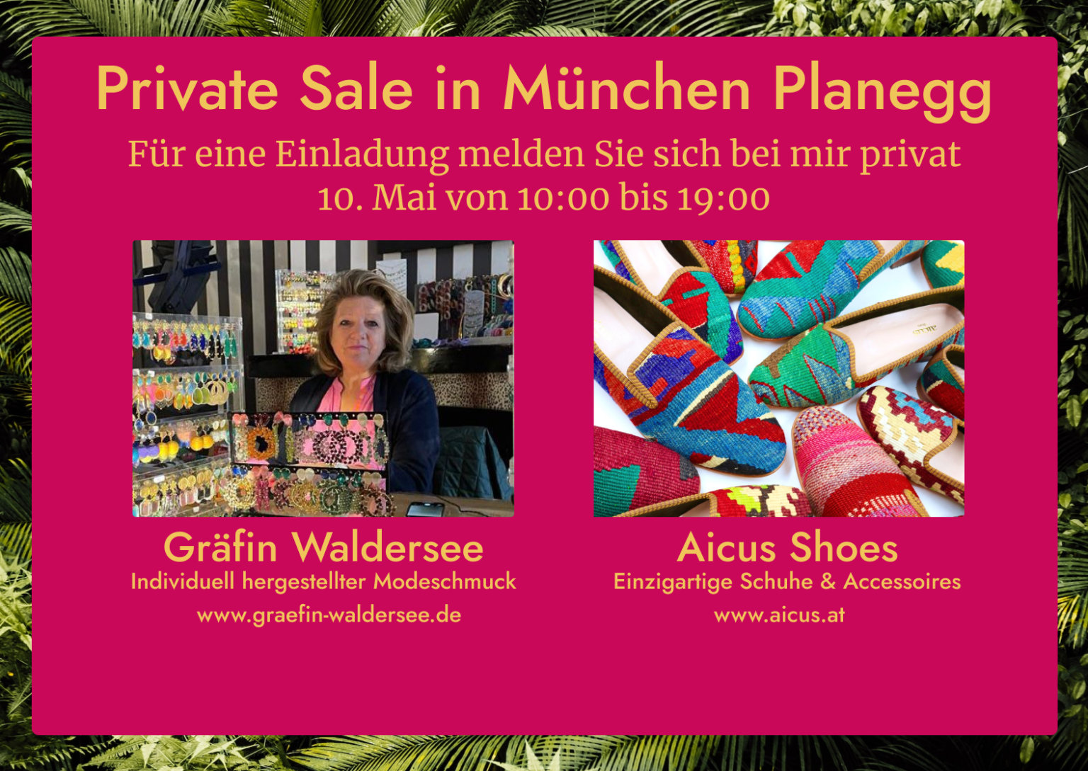 Private Sale in München Gräfin Waldersee